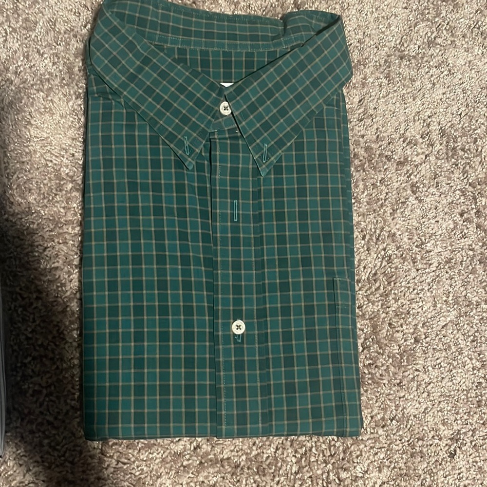 NWOT Southern Tide XXL Green and Blue Plaid